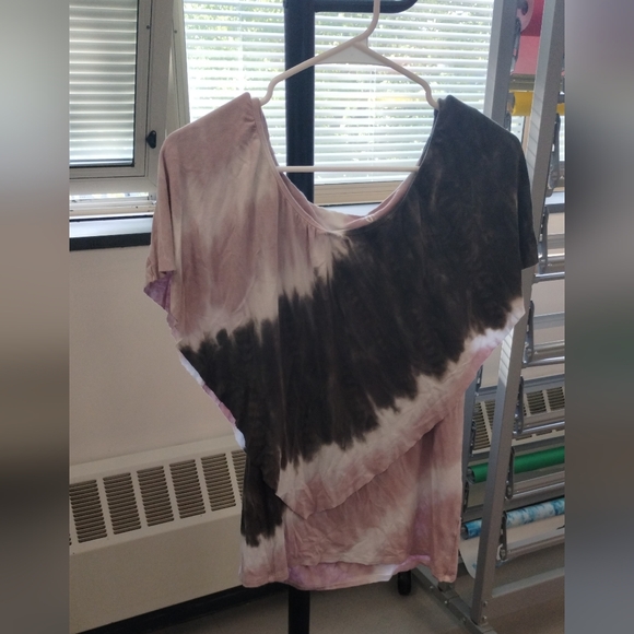 Juicy Couture Tye Dye Top Womens Size Medium Layered Sleeveless Jersey Stretch - Picture 3 of 13